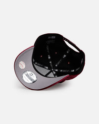 New Era Los Angeles Angels 'Velvet Dreams' 9FORTY A-Frame Snapback Burgundy