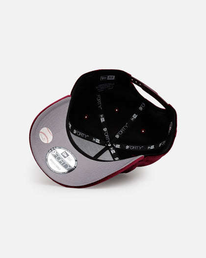 New Era Los Angeles Angels 'Velvet Dreams' 9FORTY A-Frame Snapback Burgundy