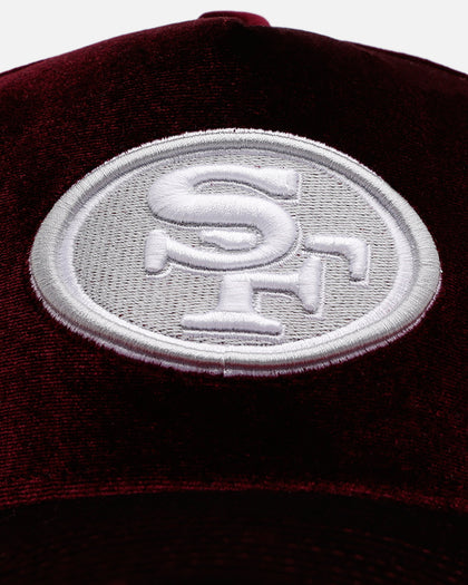 New Era San Francisco 49ers 'Velvet Dreams 2.0' 9FORTY A-Frame Snapback Burgundy