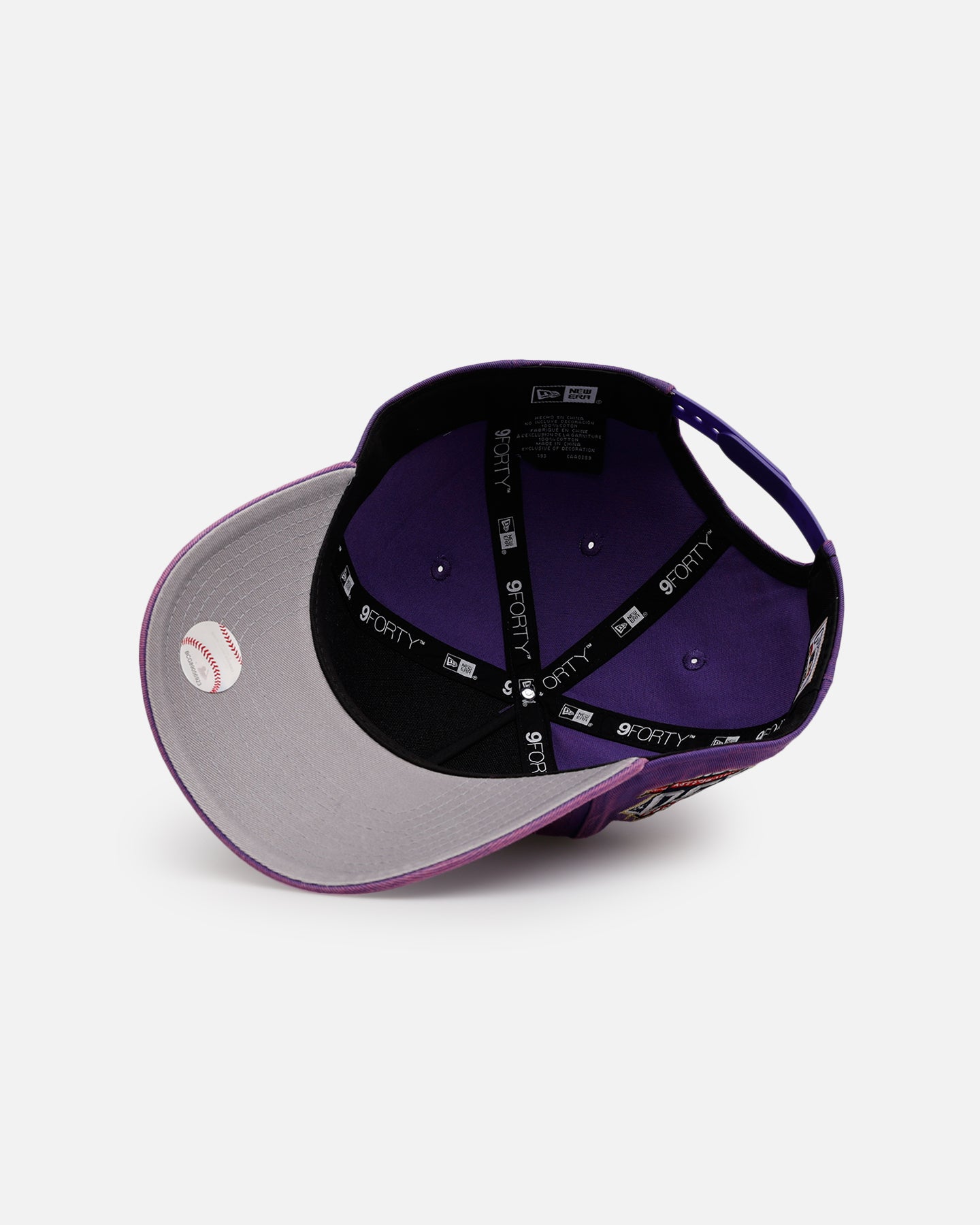 New Era Atlanta Braves 'Washed Purple' 9FORTY A-Frame Snapback
