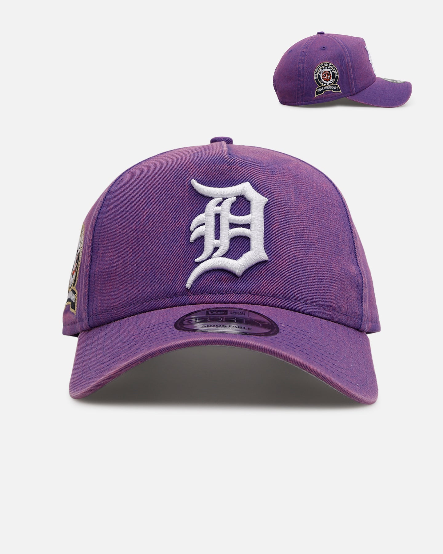 New Era Detroit Tigers 'Washed Purple' 9FORTY A-Frame Snapback