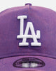 New Era Los Angeles Dodgers 'Washed Purple' 9FORTY A-Frame Snapback Washed Purple