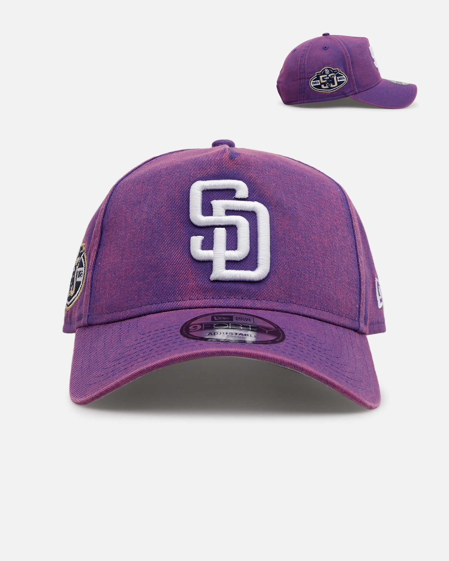New Era San Diego Padres 'Washed Purple' 9FORTY A-Frame Snapback