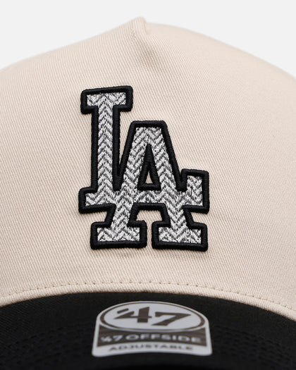 47 Brand Los Angeles Dodgers 'Herringbone' 47 Offside Snapback Natural/Black