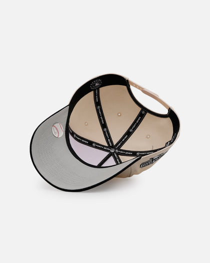 47 Brand Los Angeles Dodgers 'Herringbone' 47 Offside Snapback Natural/Black