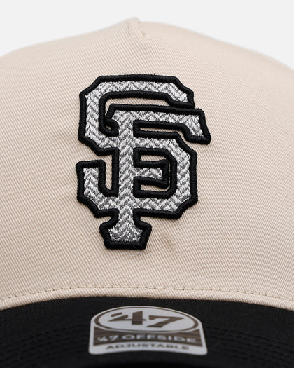 47 Brand San Francisco Giants 'Herringbone' 47 Offside Snapback Natural/Black
