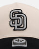 47 Brand San Diego Padres 'Herringbone' 47 Offside Snapback Natural/Black