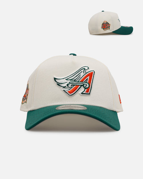 New Era Anaheim Angels 'Citrus' 9FORTY A-Frame Snapback Chrome/Green/Orange