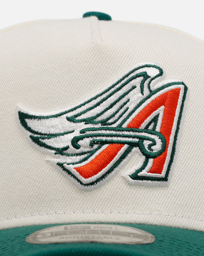 New Era Anaheim Angels 'Citrus' 9FORTY A-Frame Snapback Chrome/Green/Orange