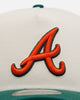 New Era Atlanta Braves 'Citrus' 9FORTY A-Frame Snapback Chrome/Green/Orange