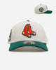 New Era Boston Red Sox 'Citrus' 9FORTY A-Frame Snapback Chrome/Green/Orange