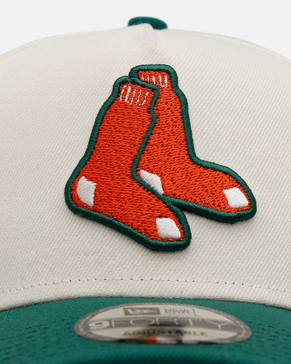 New Era Boston Red Sox 'Citrus' 9FORTY A-Frame Snapback Chrome/Green/Orange