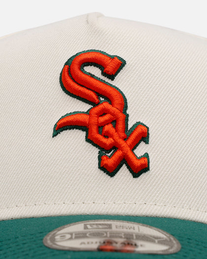 New Era Chicago White Sox 'Citrus' 9FORTY A-Frame Snapback Chrome/Green/Orange