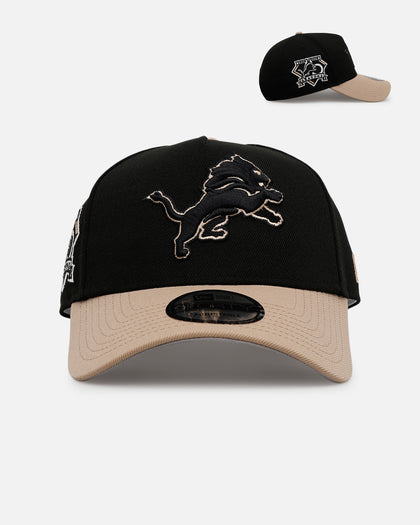 New Era Detroit Lions 'Desert Nights' 9FORTY A-Frame Snapback Black/Camel