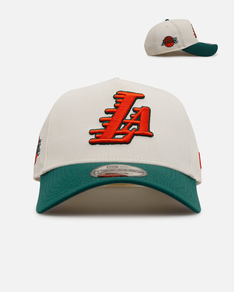 New Era Los Angeles Lakers 'Citrus' 9FORTY A-Frame Snapback Chrome/Gre | Culture Kings US
