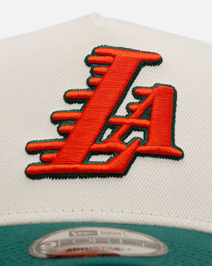 New Era Los Angeles Lakers 'Citrus' 9FORTY A-Frame Snapback Chrome/Green/Orange