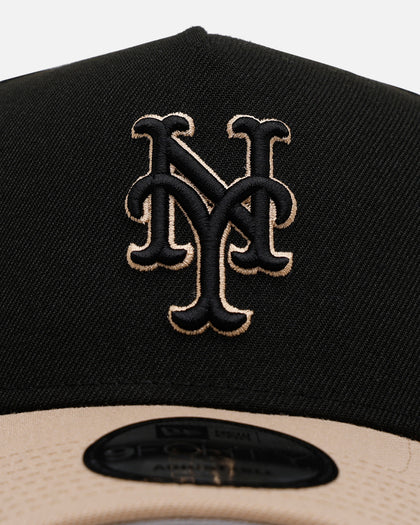 New Era New York Mets 'Desert Nights' 9FORTY A-Frame Snapback Black/Camel