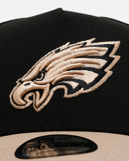 New Era Philadelphia Eagles 'Desert Nights' 9FORTY A-Frame Snapback Black/Camel