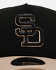 New Era San Diego Padres 'Desert Nights' 9FORTY A-Frame Snapback Black/Camel