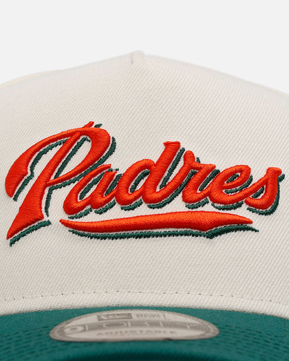 New Era San Diego Padres 'Citrus' 9FORTY A-Frame Snapback Chrome/Green/Orange