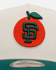New Era San Francisco Giants 'Citrus' 9FORTY A-Frame Snapback Chrome/Green/Orange