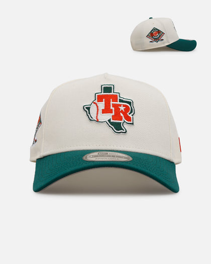 New Era Texas Rangers 'Citrus' 9FORTY A-Frame Snapback Chrome/Green/Orange
