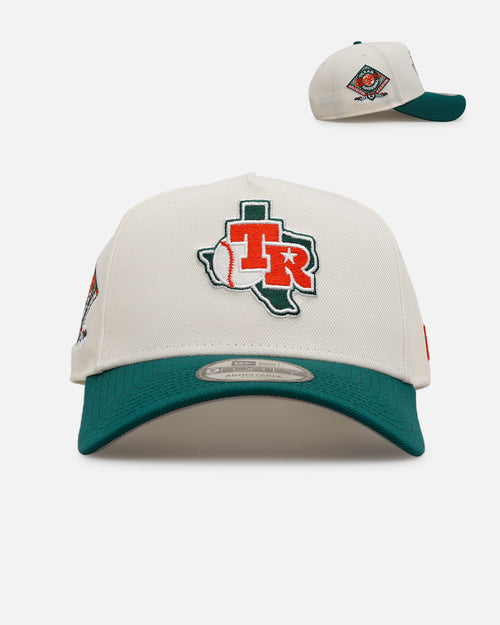 New Era Texas Rangers 'Citrus' 9FORTY A-Frame Snapback Chrome/Green/Orange