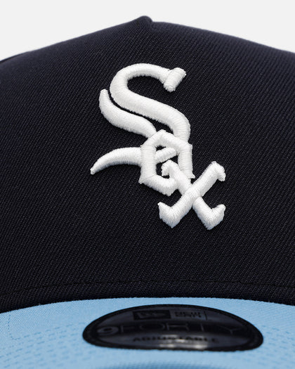 New Era Chicago White Sox 'Ocean' 9FORTY A-Frame Snapback Navy/Sky Blue