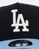 New Era Los Angeles Dodgers 'Ocean' 9FORTY A-Frame Snapback Navy/Sky Blue