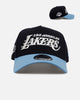 New Era Los Angeles Lakers 'Ocean' 9FORTY A-Frame Snapback Navy/Sky Blue