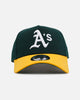 New Era Oakland Athletics 'Homage' 9FORTY A-Frame Snapback Green/Yellow