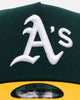 New Era Oakland Athletics 'Homage' 9FORTY A-Frame Snapback Green/Yellow
