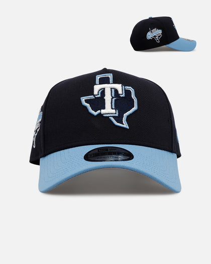 New Era Texas Rangers 'Ocean' 9FORTY A-Frame Snapback Navy/Sky Blue