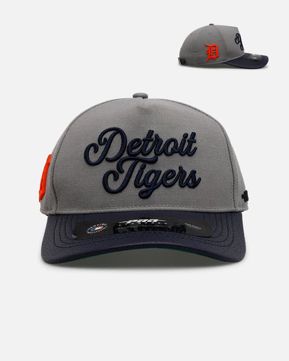Pro Standard Detroit Tigers 'Sovenir' Pinch Front Strapback Grey/Navy