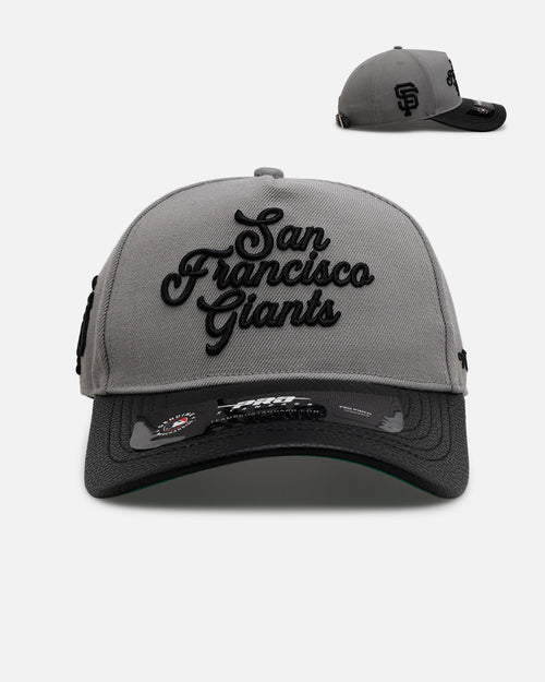 Pro Standard San Francisco Giants 'Sovenir' Pinch Front Strapback Grey/Black