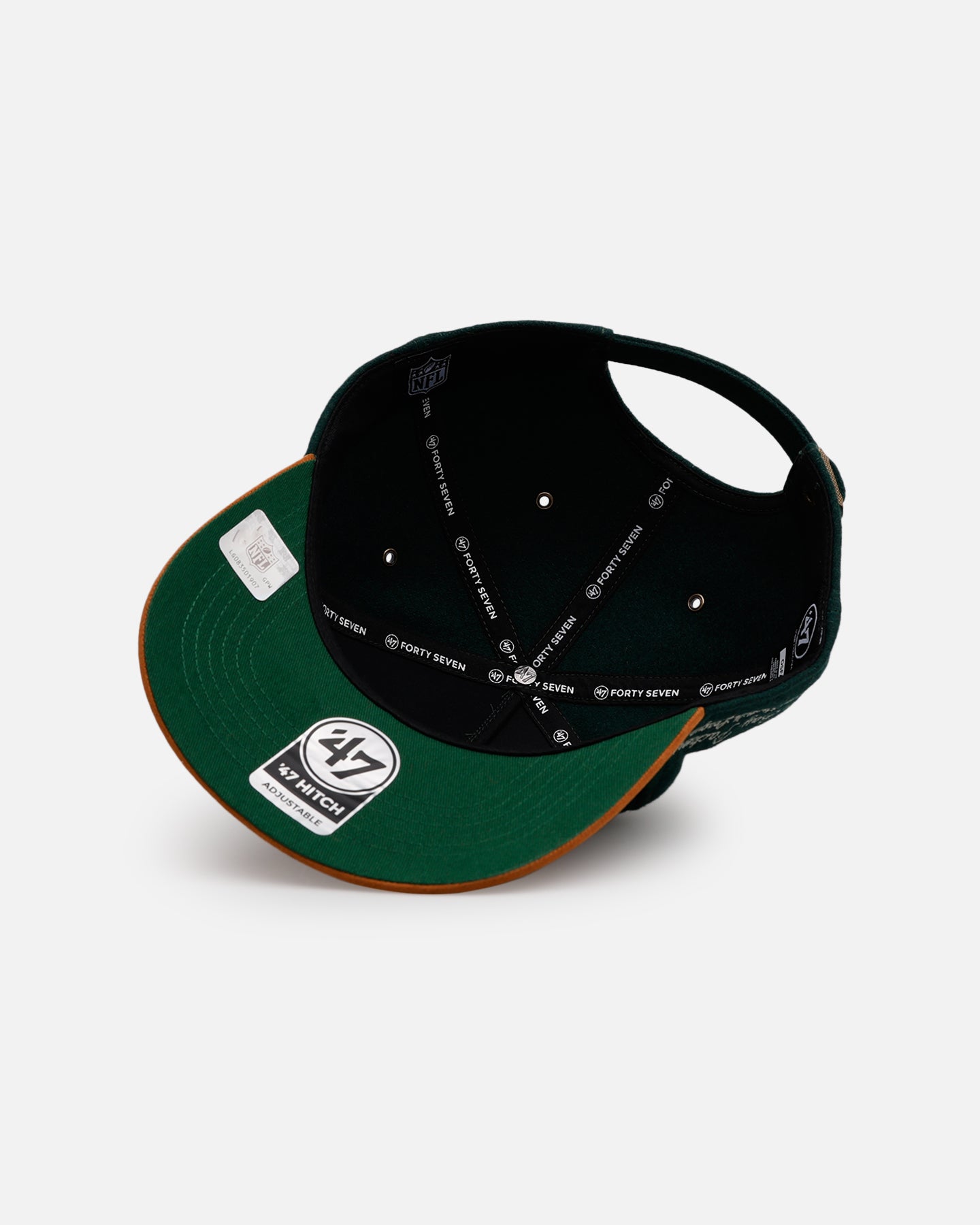 47 Brand Green Bay Packers 'Golden Age' 47 Hitch Strapback Dark