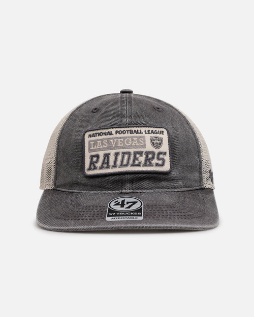 47 Brand Las Vegas Raiders 'Canteen' '47 Trucker Snapback Dark Cinder