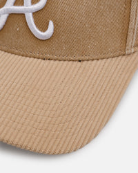 47 Brand Atlanta Braves 'Apollo Cord Khaki' Hitch Snapback Khaki