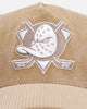 47 Brand Anaheim Ducks 'Apollo Cord Khaki' Hitch Snapback Khaki