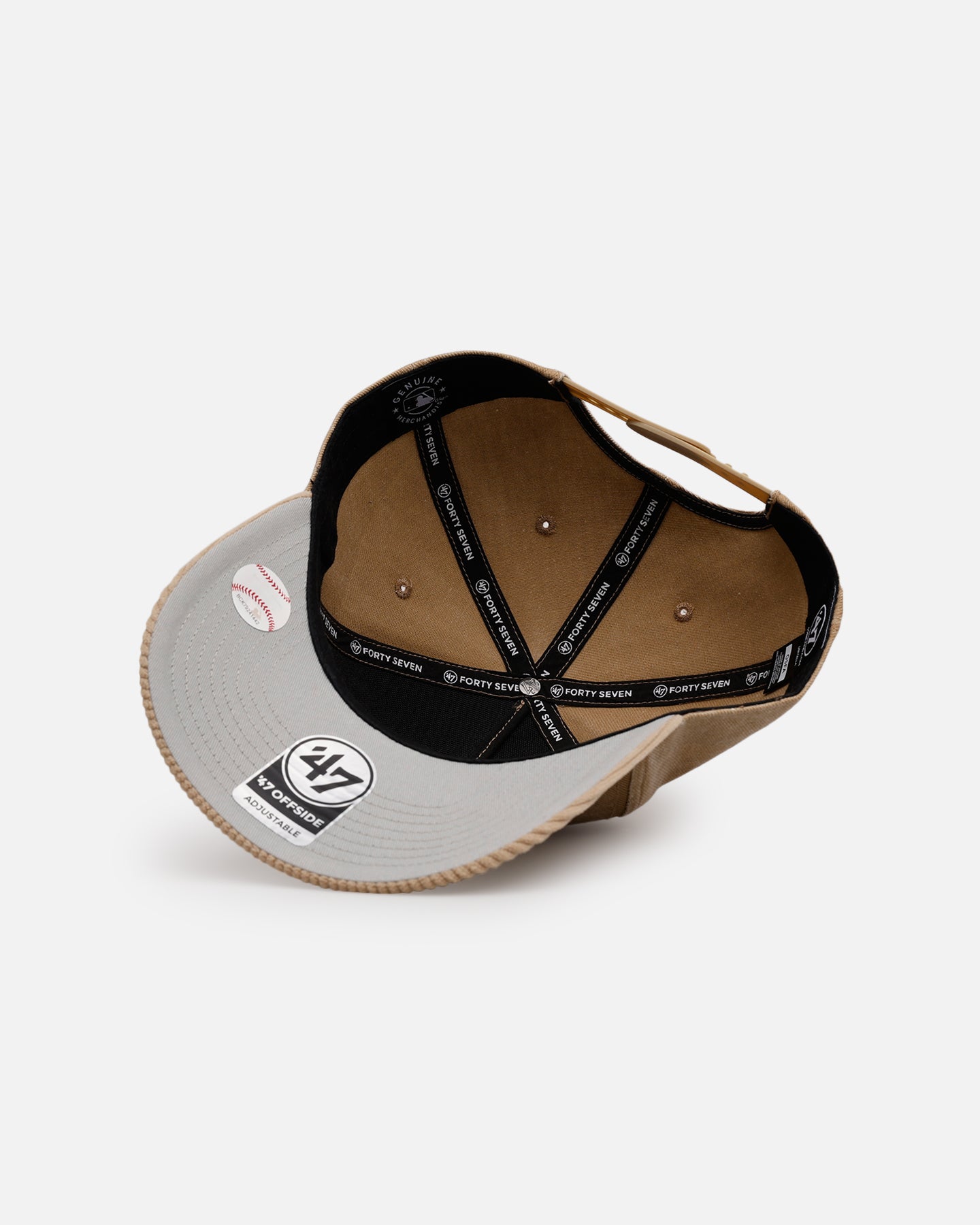 47 Brand New York Yankees 'Apollo Cord Khaki' Hitch Snapback Khaki