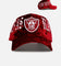 New Era Las Vegas Raiders 'Crushed Velvet Dreams' 9FORTY A-Frame Snapback Maroon