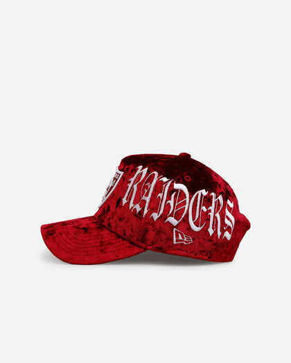 New Era Las Vegas Raiders 'Crushed Velvet Dreams' 9FORTY A-Frame Snapback Maroon