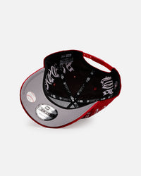 New Era Los Angeles Dodgers 'Crushed Velvet Dreams' 9FORTY A-Frame Snapback Maroon