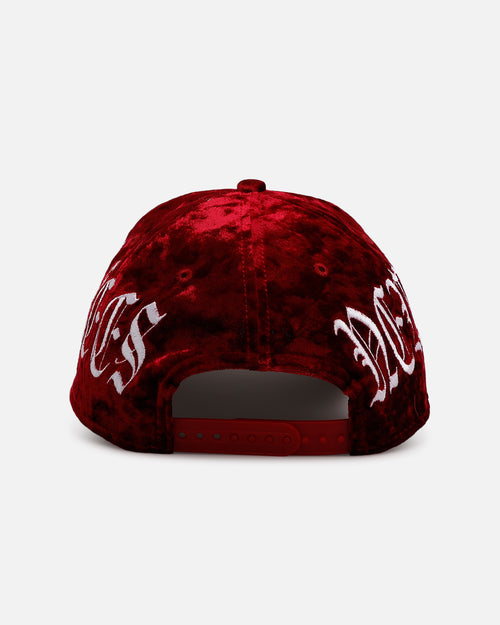 New Era New York Yankees 'Crushed Velvet Dreams' 9FORTY A-Frame Snapback Maroon