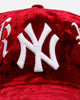 New Era New York Yankees 'Crushed Velvet Dreams' 9FORTY A-Frame Snapback Maroon