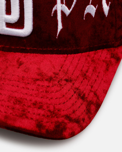 New Era San Diego Padres 'Crushed Velvet Dreams' 9FORTY A-Frame Snapback Maroon