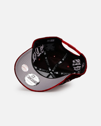 New Era San Francisco Giants 'Crushed Velvet Dreams' 9FORTY A-Frame Snapback Maroon