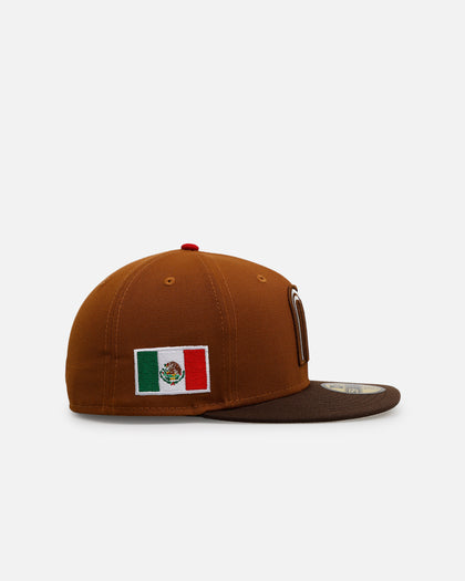 New Era Mexico National Baseball Team 'Root Beer Float' 59FIFTY Fitted Walnut
