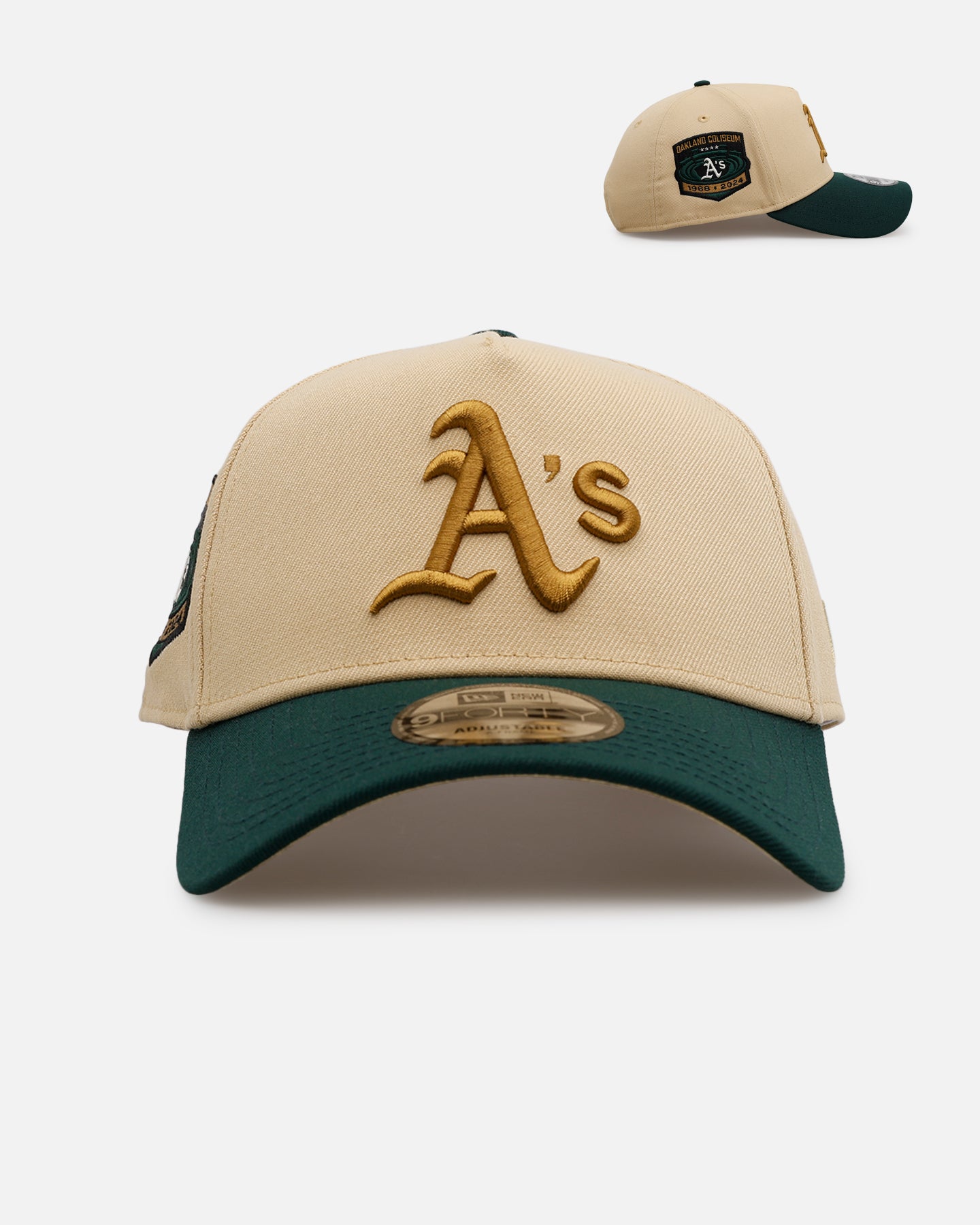 【ALIVE ATHLETICS】　A-FRAME L All Gold New Era Oakland Athletics 'Vintage' 9FORTY A-Frame Snapback