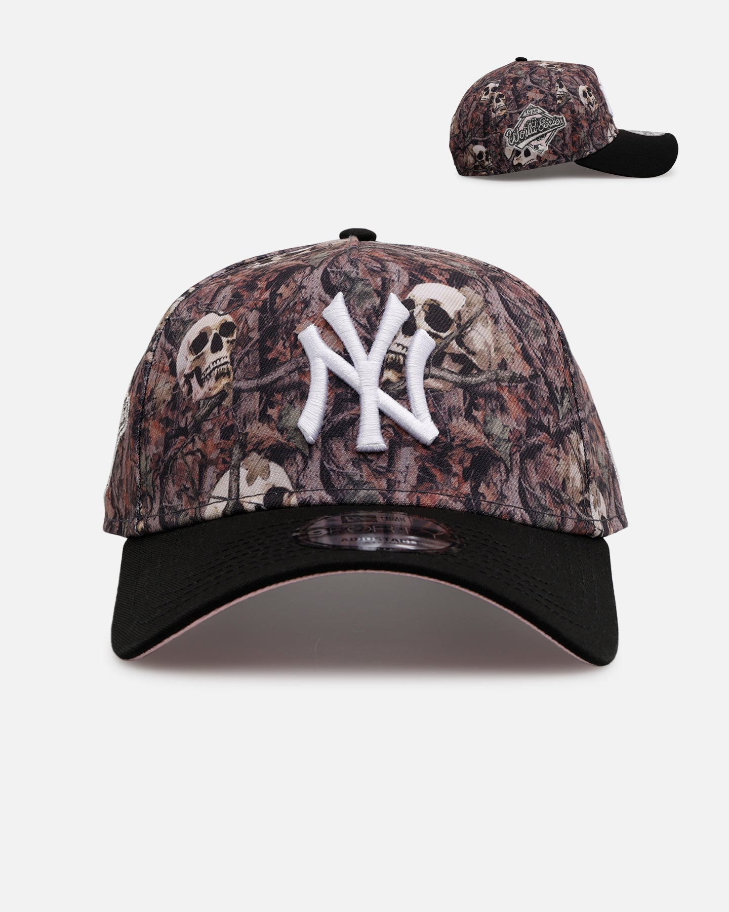 帽子 NY NY SKULL CAP (REALTREE) New Era New York Yankees 'Camo Skulls' 9FORTY A-Frame Snapback